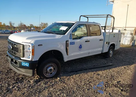 2023 Ford F-250 Xl из США, поврежденный, VIN 1FT7W2BA7PED11744